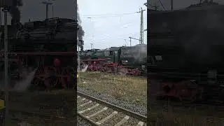 52 8079-7 auf Stadtrundfahrt in Leipzig #trainspotting #train #steamtrain