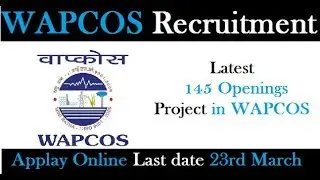 WAPCOS Recruitment 2019 for civil engineer fresher