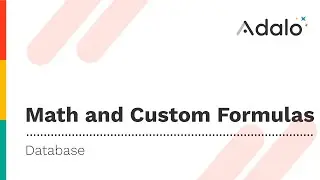Math & Custom Formulas