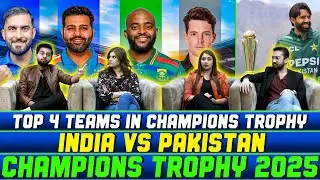 🔴 LIVE: Champions Trophy 2025 | Top 4 Teams | PAK vs IND Clash | Opening Ceremony | Sports Roundup