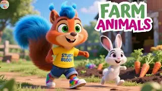 Learn Farm Animals | Names & Sounds for Kids | Preschool & Kindergarten