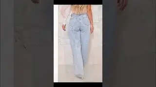 #slimwideleg #jeans #WideLegTrousers #plt