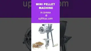 Pellet Machine in Ghana - Hand Operated Feed Mill for Sale! #shorts