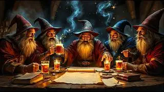 DRUNKEN WIZARDS  | Folk Metal Comedy | A Chaotic Tavern Metal Song about Wizards, Dragons & Ale 🍺