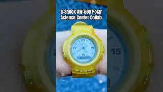 Vintage Casio G-Shock AW-500NS Polar Science Center collab from 1998 #casio #gshock #shorts #fyp