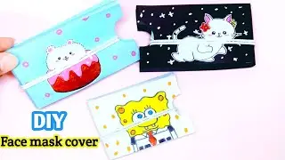 How to Make Face Mask Holder | DIY paper craft for school | Face mask | youtube shorts #shorts