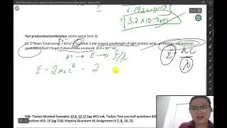 12.05 Nuclear energy levels and pair production annihilation electron positron annihilation problem