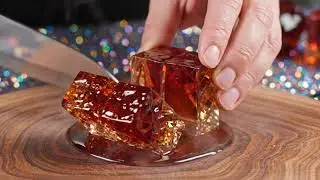 Cutting Glass Cubes #asmr #asmrsounds #relaxing