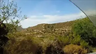 Scenic Mountain Drive to Omodos Village, Cyprus (See the village in part two).