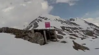 Frühlings-Skifahren auf Schatzalp-Strela, Davos