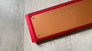TGR x Singa Unikorn with Cherry MX Black Hyperglides sound test