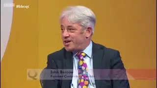 John Bercow pulls no punches on Question Time with  criticism of the Tories #bbcqt #JohnBercow