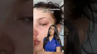This is why you get headaches after crying 😢&hellip; #crying #skincare #stress #health #fyp