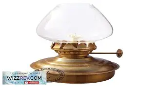 Antique Brass Table Lantern Glass Oil Lamp Home Decoration 5 Inch Best