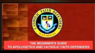 Dr. Hector S. Damaso - Introduction to Apologetics and Catholic Faith Defenders