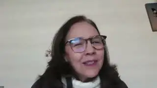 Storyteller Rebeca Robles in Mexico told The Little White Cat inspired by Habiba in Gaza