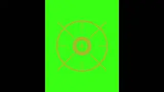 Animated TARGET Green Screen Effect | Free to use | target lock