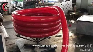Sunhose Red PVC Steel Wire Suction Hose