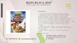 Cereale pernite umplute cu ciocolata Dennree, bio, 375 g, ecologic