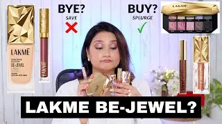 Testing Lakme&rsquo;s NEW Be-Jewel Festive Collection 💎 Full Look + Honest Review| Monica India