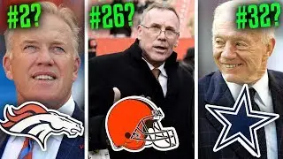 Ranking all 32 NFL GMs of 2019 from WORST to FIRST
