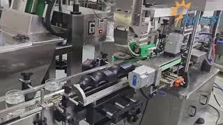 Complete Sauce Packaging Line: Automatic Rotor Pump Filling & Dual Head Vacuum Capping for Glass Jar