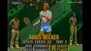 Boris Becker vs McEnroe Final - Indianapolis 1988