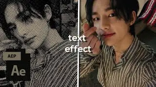 A text effect  tutorial no one asked for (after effects )