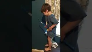 Toddler tent destroyed