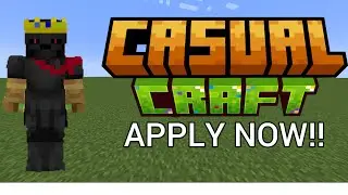 Casual Craft! | The Newest Content Creator SMP (Applications Open)