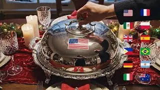 Which Country Has the BEST Christmas Dinner? 🎄 🇺🇸 vs 🇬🇧 vs 🇵🇭 | Cinematic 8K