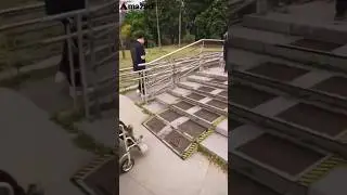 Автоматический пандус, здорово!