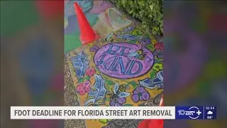 Hundreds of sidewalk paintings in Sarasota have been erased by the city &mdash; and artists are outraged