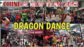 DRAGON DANCE PAG SALUBONG SA CHINESE NEW YEAR BINONDO NANILA 2025( HD)