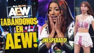&iexcl;BOMBAZO del 2026! 3 ABANDONOS en AEW, &iexcl;BOMBAZO en AEW! Mercedes Mon&eacute; ROMPE su personaje, Riho 😔