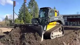 John Deere 331G Compact Track Loader/Dozer With 96&rdquo; Blade, Topcon 2D Auto Laser System