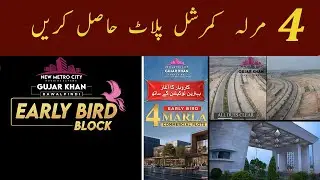 Alert | New Policy for 4 Marla Commercial Plots in New Metro City Gujar Khan