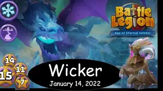 Wicker Colossus - Freezing Attacks & Earthquake - Killer Ranged build! SR15 SR14 SR11 & SR7