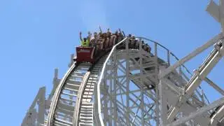 The Cyclone Roller Coaster Freefall   American Coaster Enthusiasts Lakeside Amusement Park