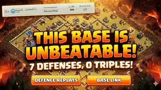 UNDEFEATED! 7 Attacks Failed On This TH18 War Base... 🔥💀