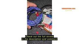 Review Ruikarhop 0 Gauge Amp Wiring Kit,3000 Watt Amplifier Sub Installation Kit Make Connections an