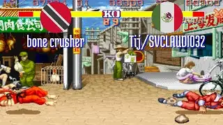 FT5 @sf2hf: bone crusher (TT) vs Tij/SVCLAUDIO32 (MX) [Street Fighter II HF Fightcade] Jan 11