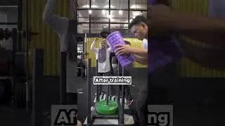 This is what happens before and after training in the gym #personaltraining #fitness #workout