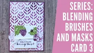 Create an Ombre Background with Blending Brushes | BERRY BLESSINGS BUNDLE | Stampin' Up!&reg;