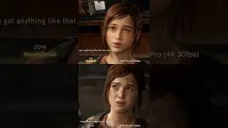 THE LAST OF US 1 PS5 PRO VS PS4 PRO Graphics Comparison #thelastofus #ps5pro #shorts