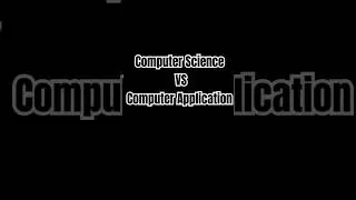 Computer Science VS Computer Application #combination #subject #wbchse #computerscience #computer