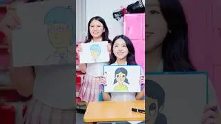 A Quick Trick to Draw a Girl and a Boy 🎨👧👦 #anna