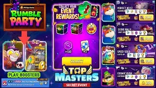 Rewards Top Masters/(Party+4 Solo) Column Mania/ Candy World/ Lights Up/ Lightning Strike 