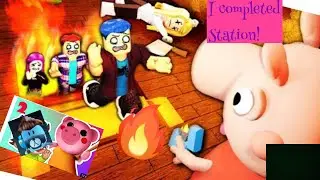 I won my first game of station!!! I am so happy! | Piggy Roblox