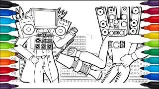 SKIBIDI TOILET - TITAN TV MAN 2.0 vs SPEAKERMAN BOSS Colroing Pages | NCS Music #779